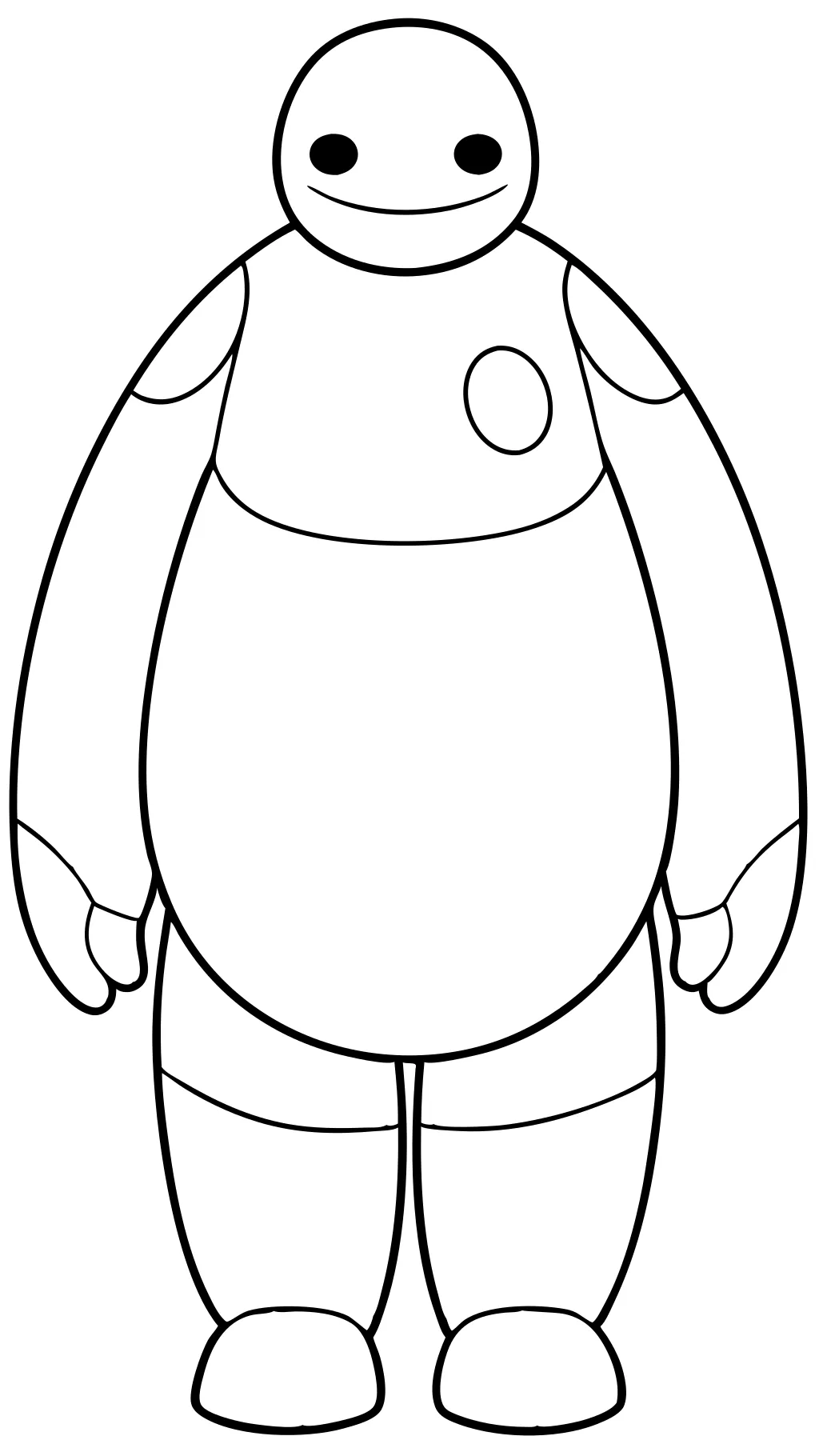 baymax coloring pages